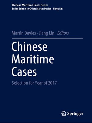 cover image of Chinese Maritime Cases Selection for Year of 2017